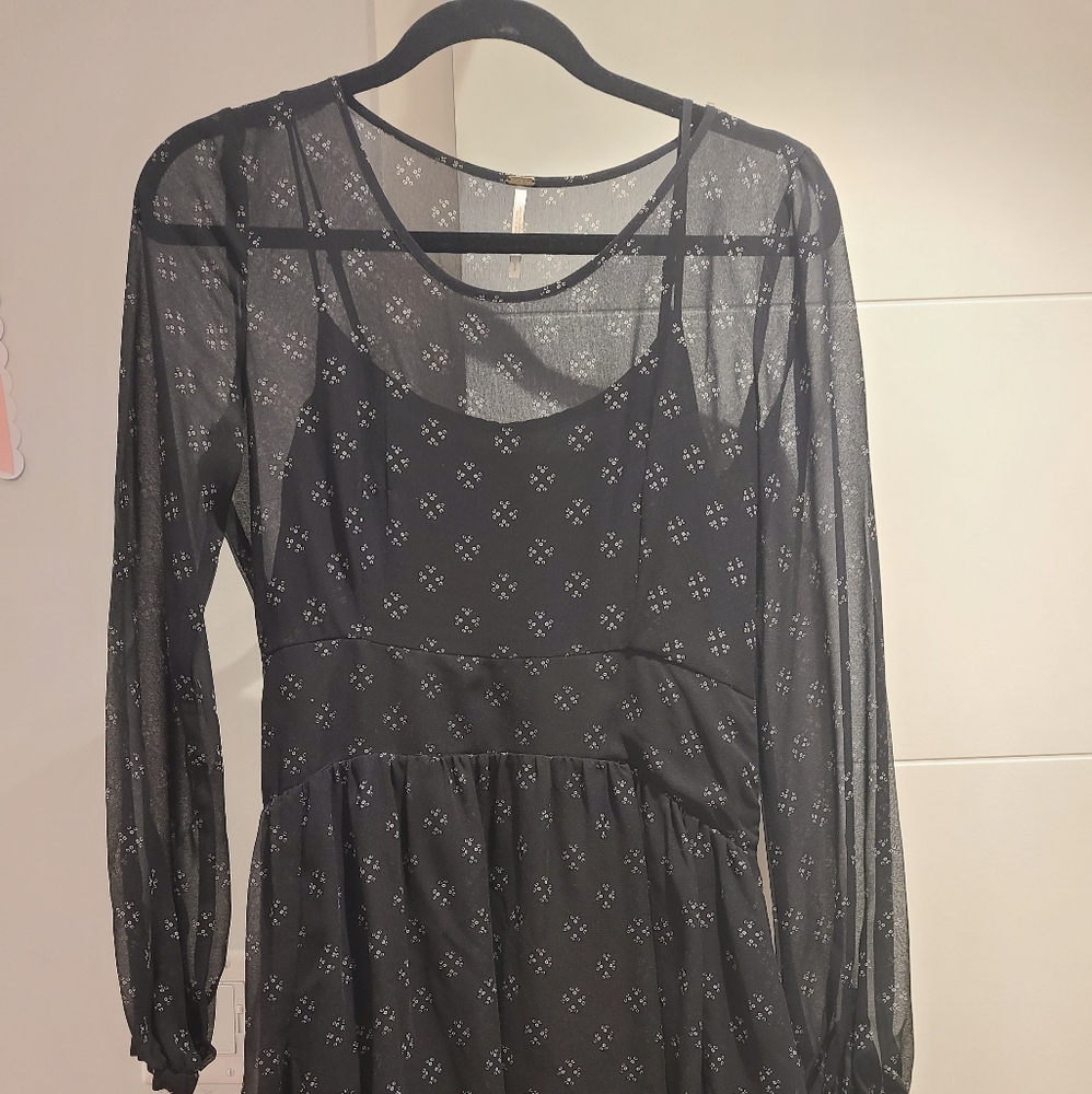 Free People black dress